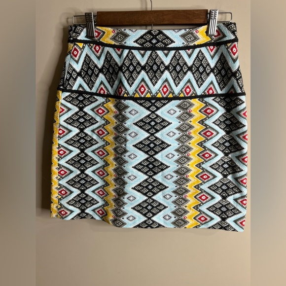 Loft size 0 geometric design skirt straight pencil - Picture 4 of 6